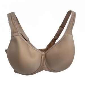 Wacoal 853192 Basic Beauty Spacer T-shirt Bra Size 34DDD Tan Women Underwire